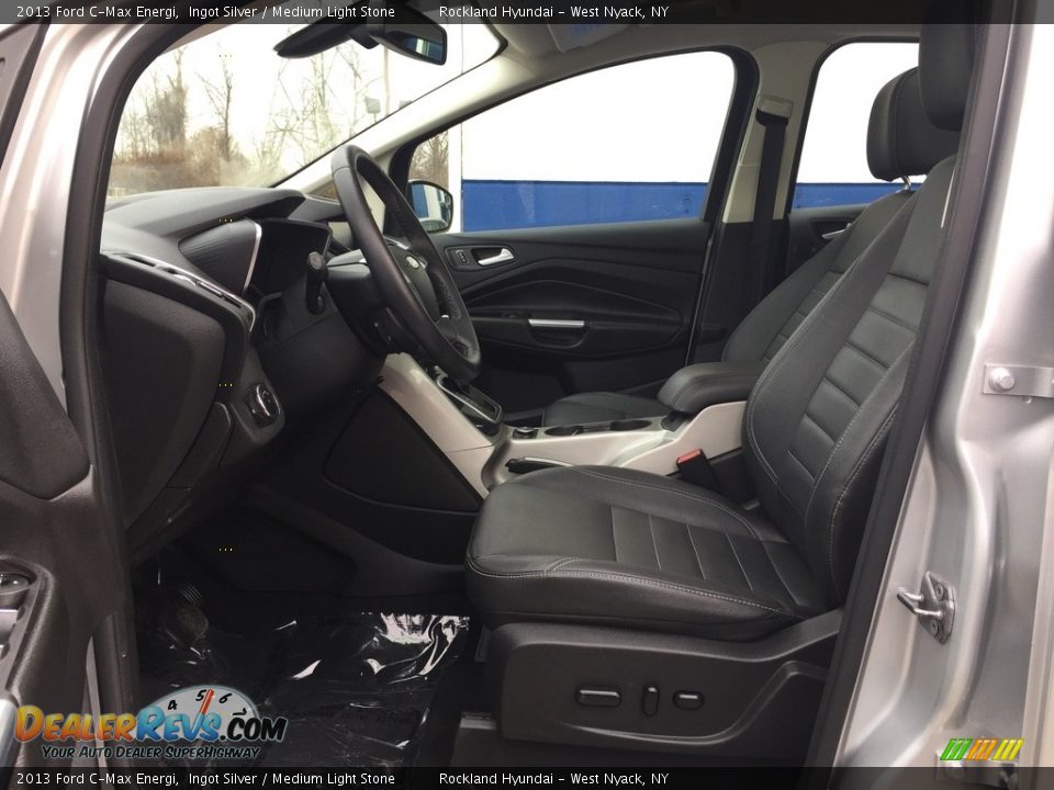2013 Ford C-Max Energi Ingot Silver / Medium Light Stone Photo #8