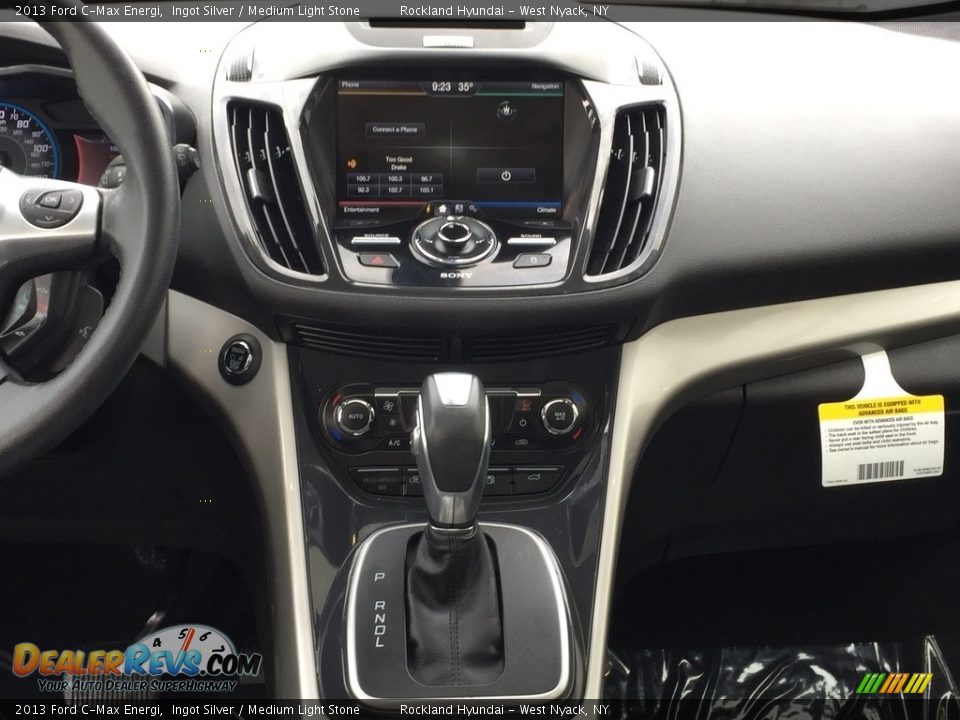 2013 Ford C-Max Energi Ingot Silver / Medium Light Stone Photo #12