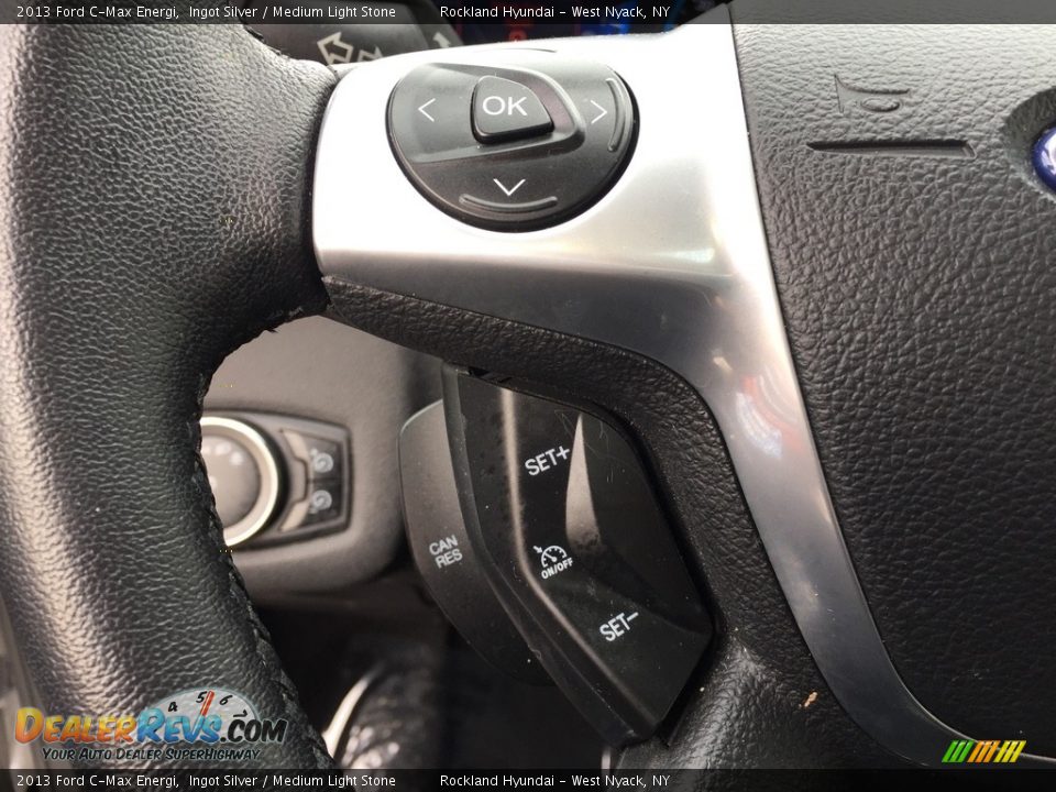 2013 Ford C-Max Energi Ingot Silver / Medium Light Stone Photo #15