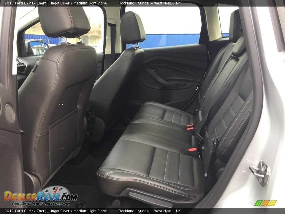 2013 Ford C-Max Energi Ingot Silver / Medium Light Stone Photo #17