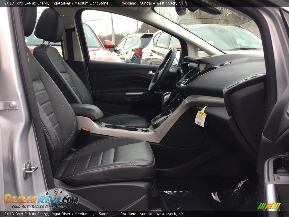 2013 Ford C-Max Energi Ingot Silver / Medium Light Stone Photo #23