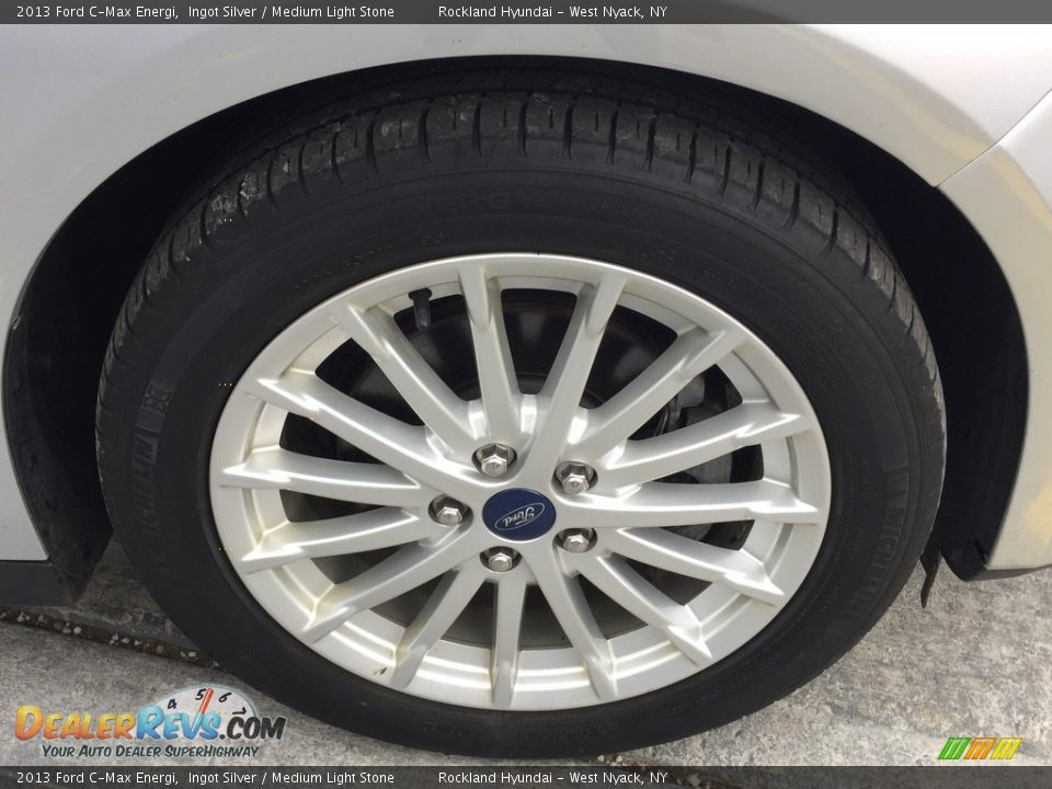 2013 Ford C-Max Energi Ingot Silver / Medium Light Stone Photo #24
