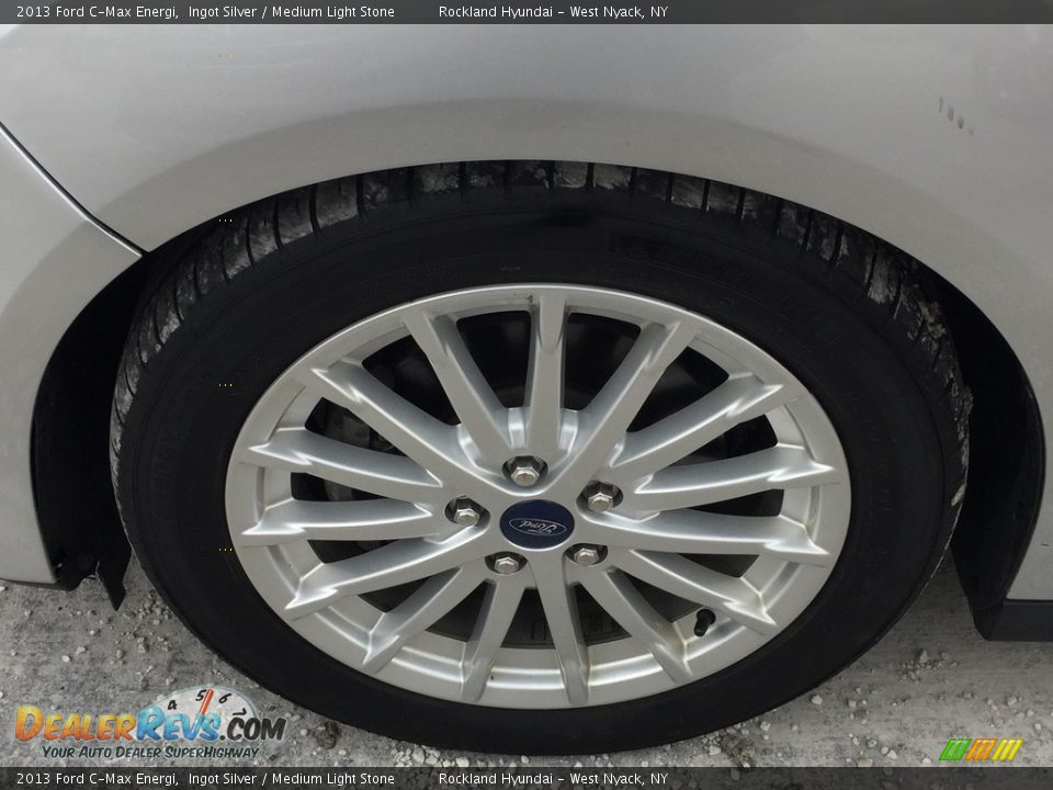 2013 Ford C-Max Energi Ingot Silver / Medium Light Stone Photo #25