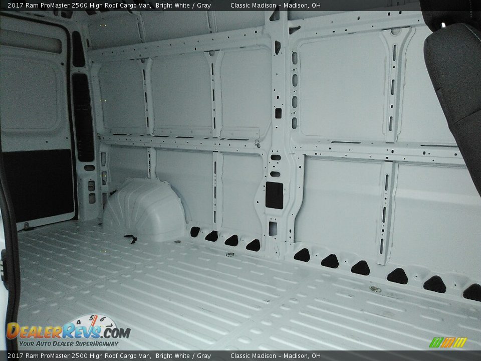 2017 Ram ProMaster 2500 High Roof Cargo Van Bright White / Gray Photo #8