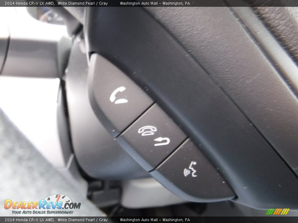 2014 Honda CR-V LX AWD White Diamond Pearl / Gray Photo #17