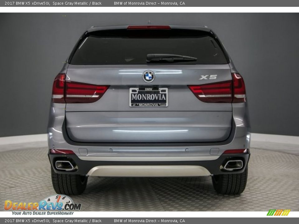 2017 BMW X5 xDrive50i Space Gray Metallic / Black Photo #4