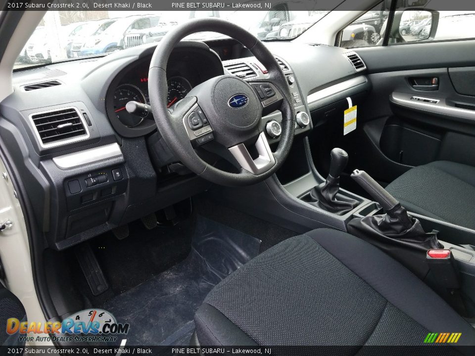 Black Interior - 2017 Subaru Crosstrek 2.0i Photo #7