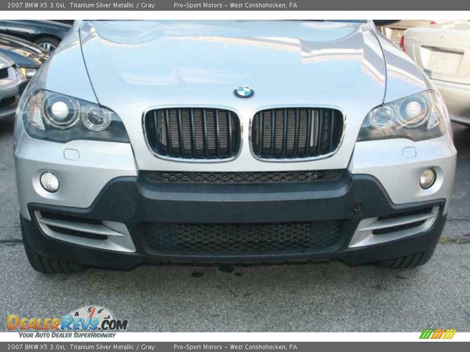 2007 BMW X5 3.0si Titanium Silver Metallic / Gray Photo #3