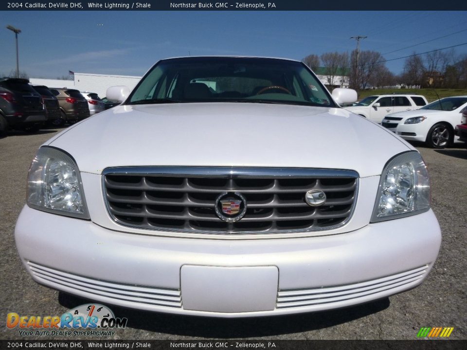 2004 Cadillac DeVille DHS White Lightning / Shale Photo #2