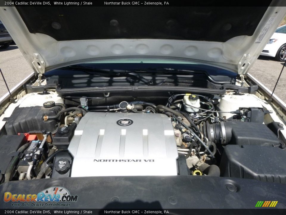 2004 Cadillac DeVille DHS White Lightning / Shale Photo #3