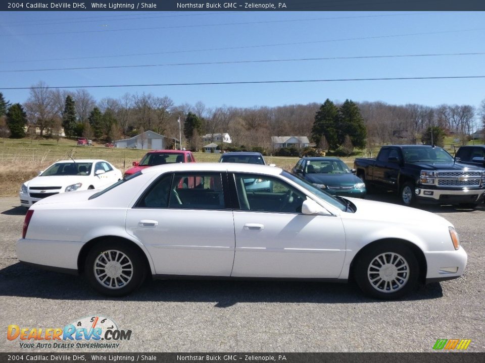 2004 Cadillac DeVille DHS White Lightning / Shale Photo #5