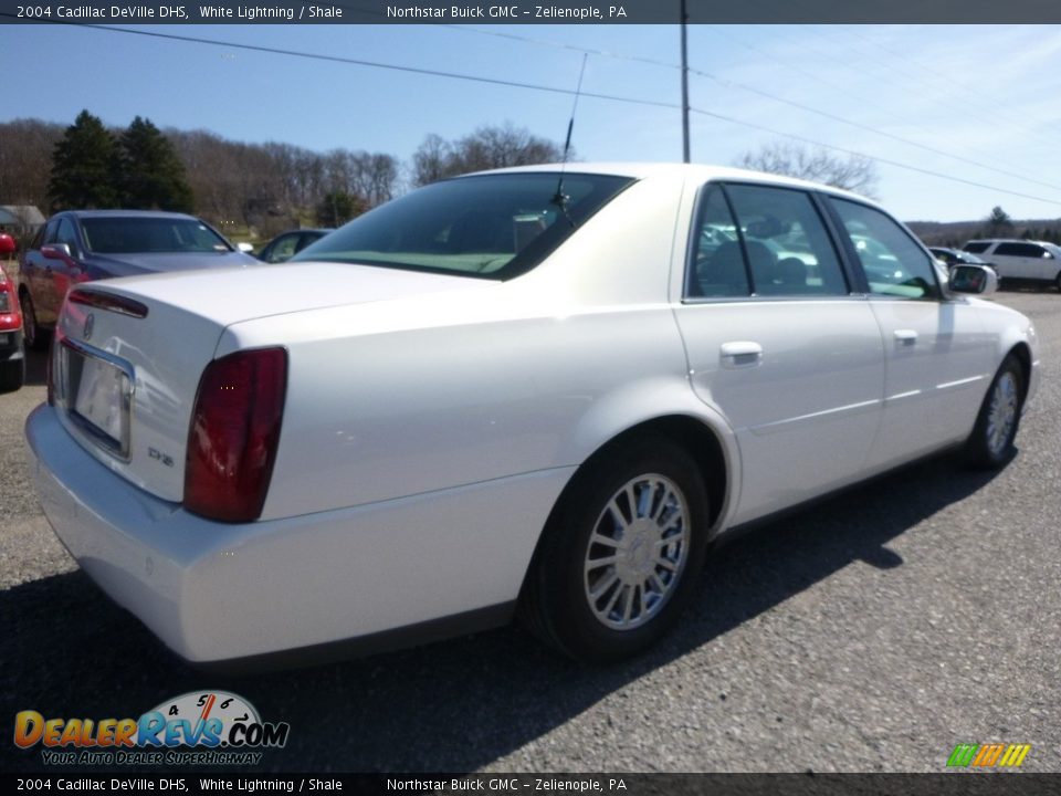 2004 Cadillac DeVille DHS White Lightning / Shale Photo #9