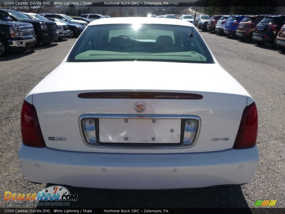 2004 Cadillac DeVille DHS White Lightning / Shale Photo #10