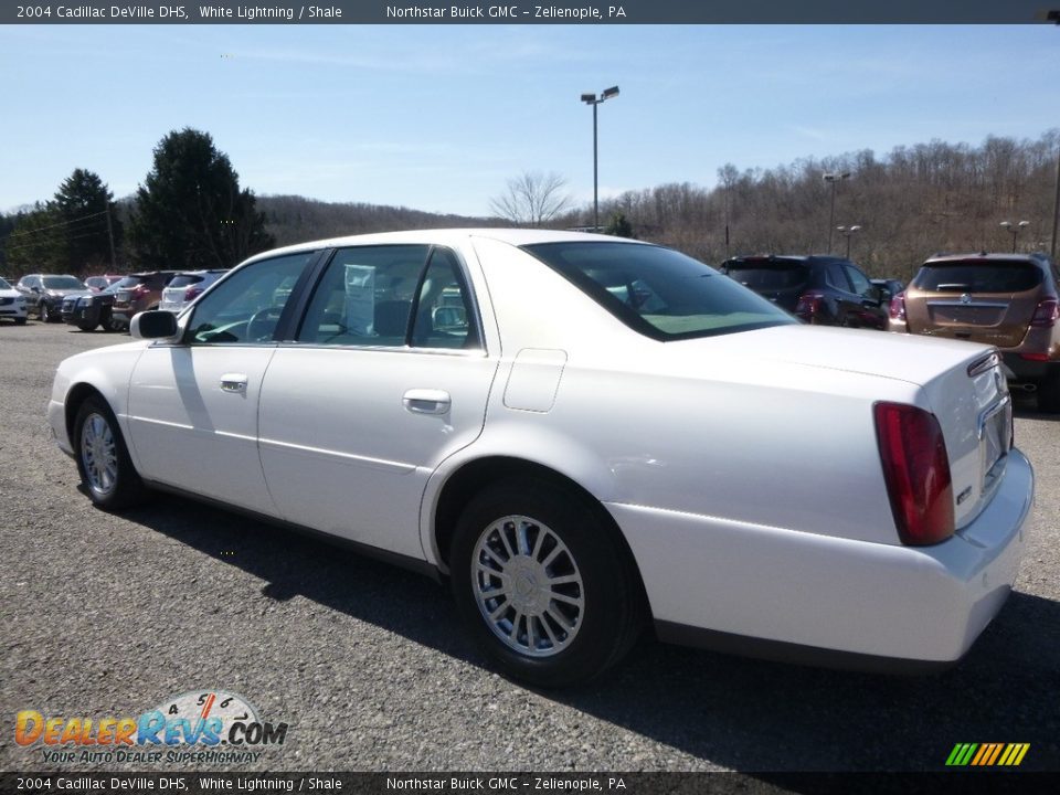 2004 Cadillac DeVille DHS White Lightning / Shale Photo #11