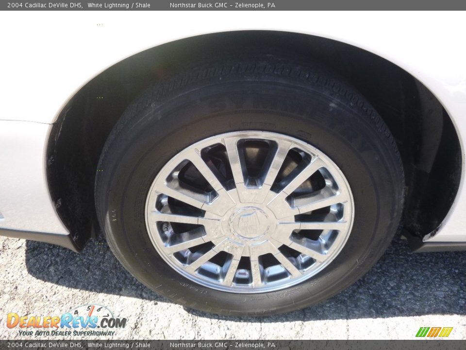 2004 Cadillac DeVille DHS White Lightning / Shale Photo #13