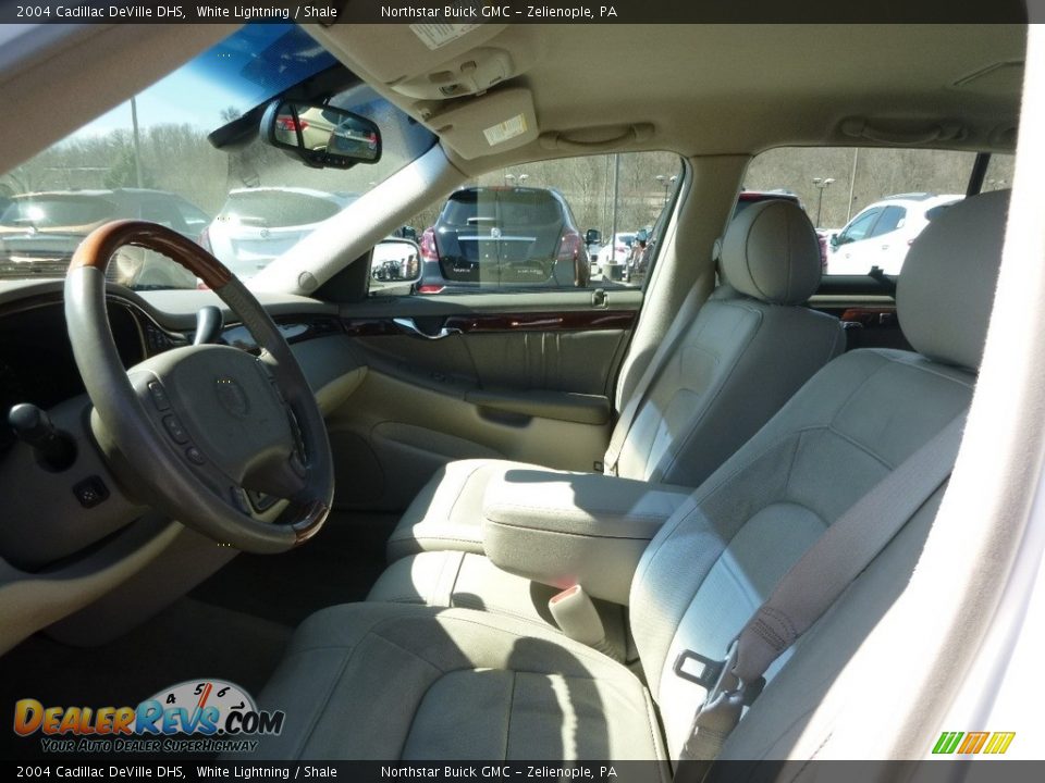 2004 Cadillac DeVille DHS White Lightning / Shale Photo #14