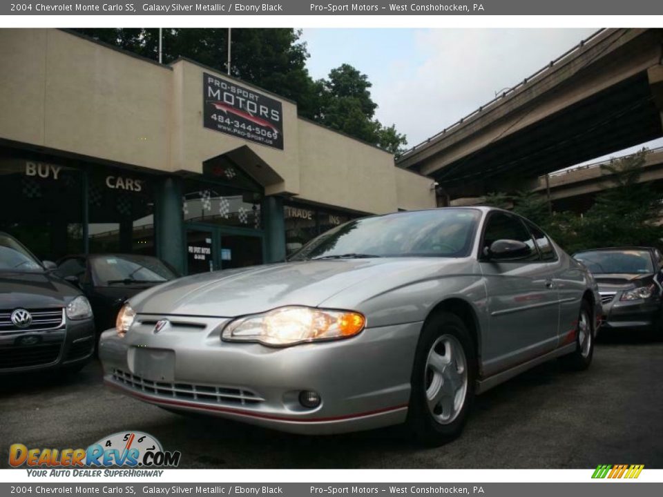2004 Chevrolet Monte Carlo SS Galaxy Silver Metallic / Ebony Black Photo #1