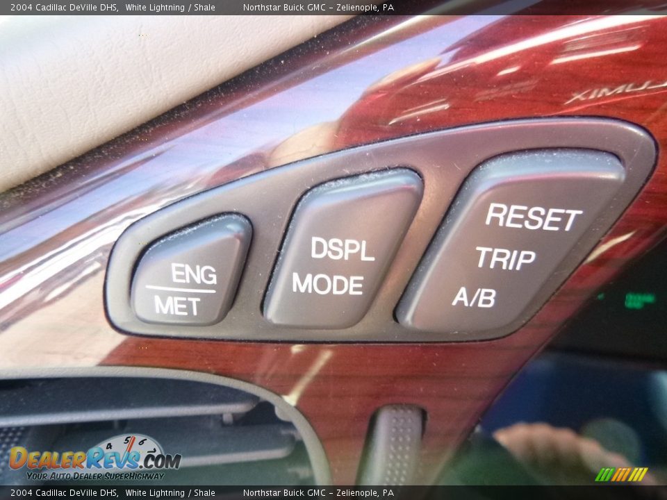 2004 Cadillac DeVille DHS White Lightning / Shale Photo #21