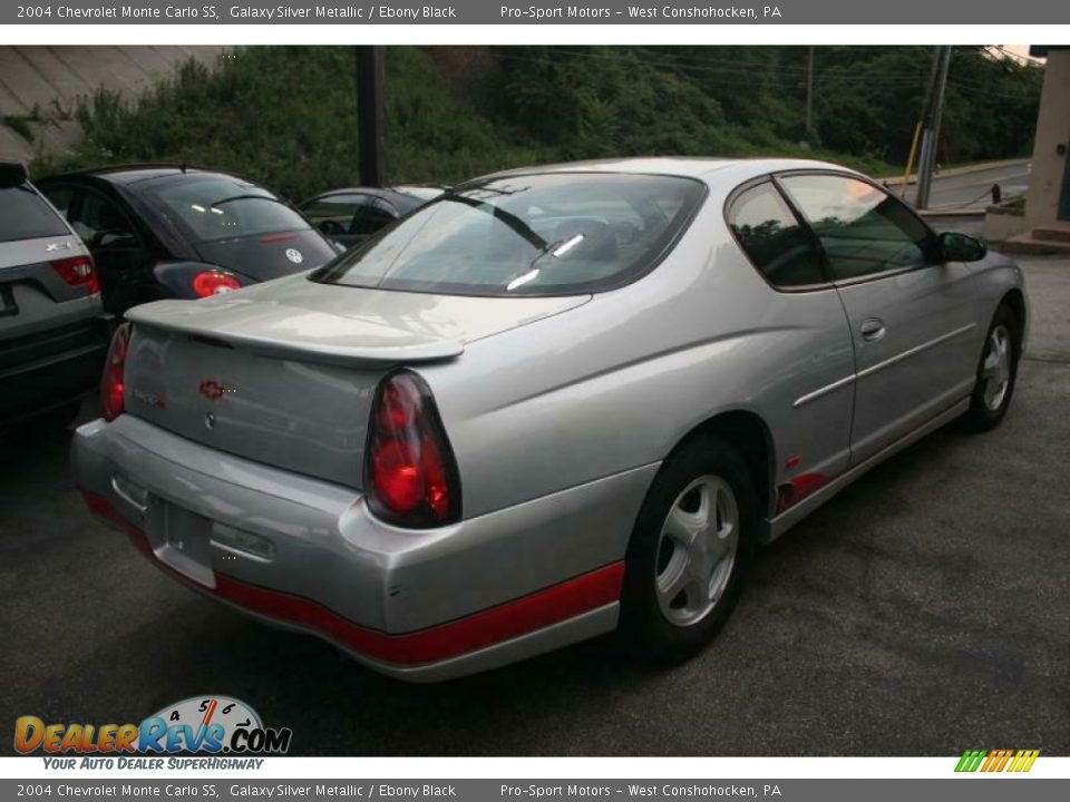 2004 Chevrolet Monte Carlo SS Galaxy Silver Metallic / Ebony Black Photo #5