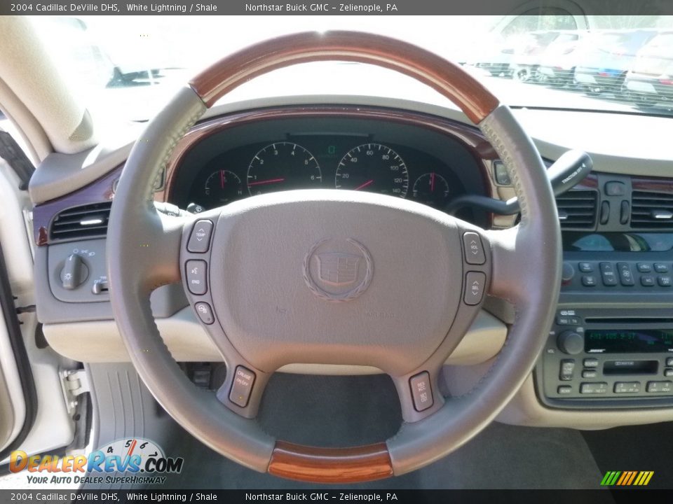 2004 Cadillac DeVille DHS White Lightning / Shale Photo #22