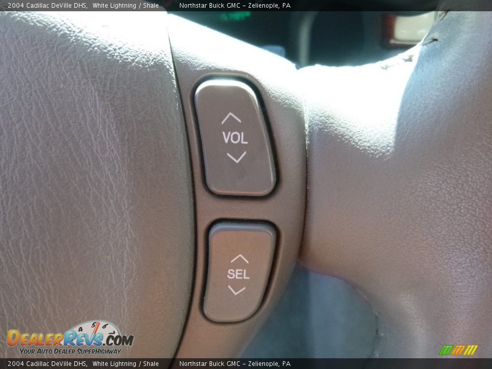 2004 Cadillac DeVille DHS White Lightning / Shale Photo #24