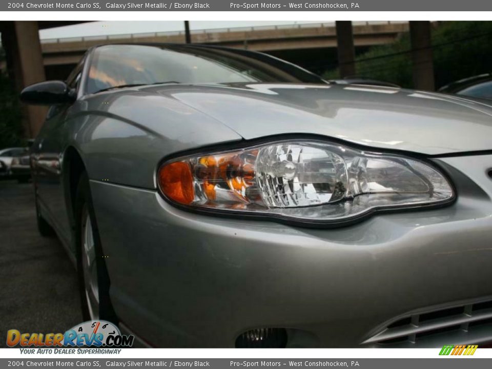 2004 Chevrolet Monte Carlo SS Galaxy Silver Metallic / Ebony Black Photo #8