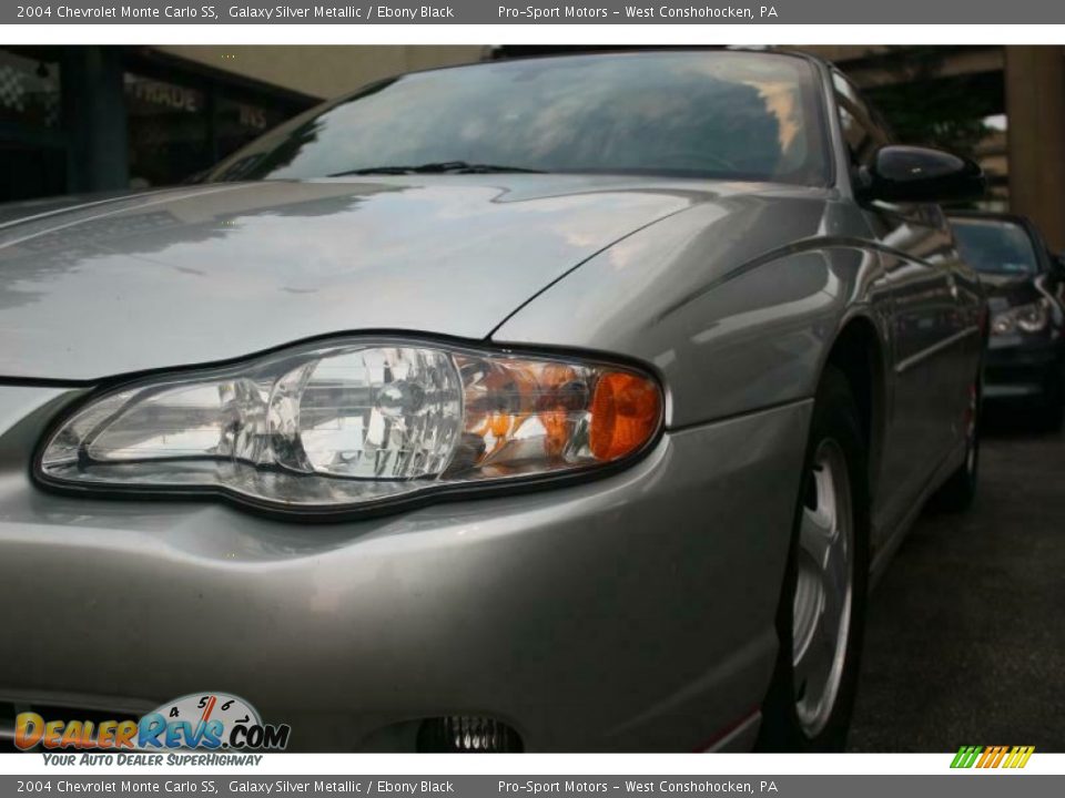 2004 Chevrolet Monte Carlo SS Galaxy Silver Metallic / Ebony Black Photo #9