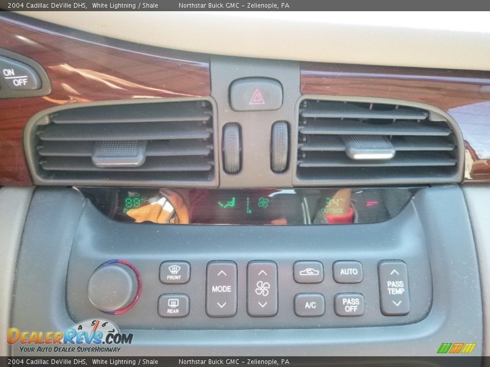 2004 Cadillac DeVille DHS White Lightning / Shale Photo #26