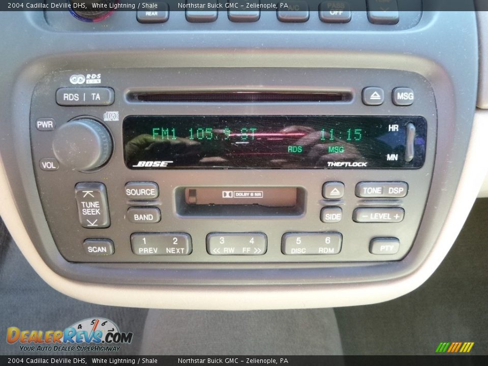 2004 Cadillac DeVille DHS White Lightning / Shale Photo #27