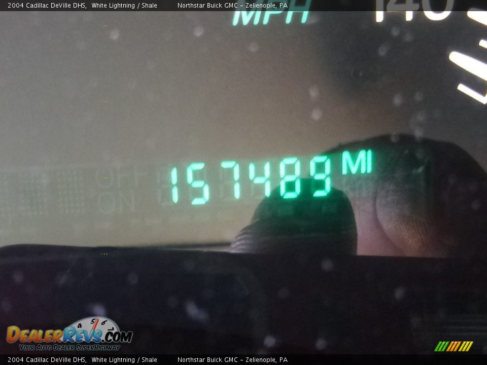 2004 Cadillac DeVille DHS White Lightning / Shale Photo #30