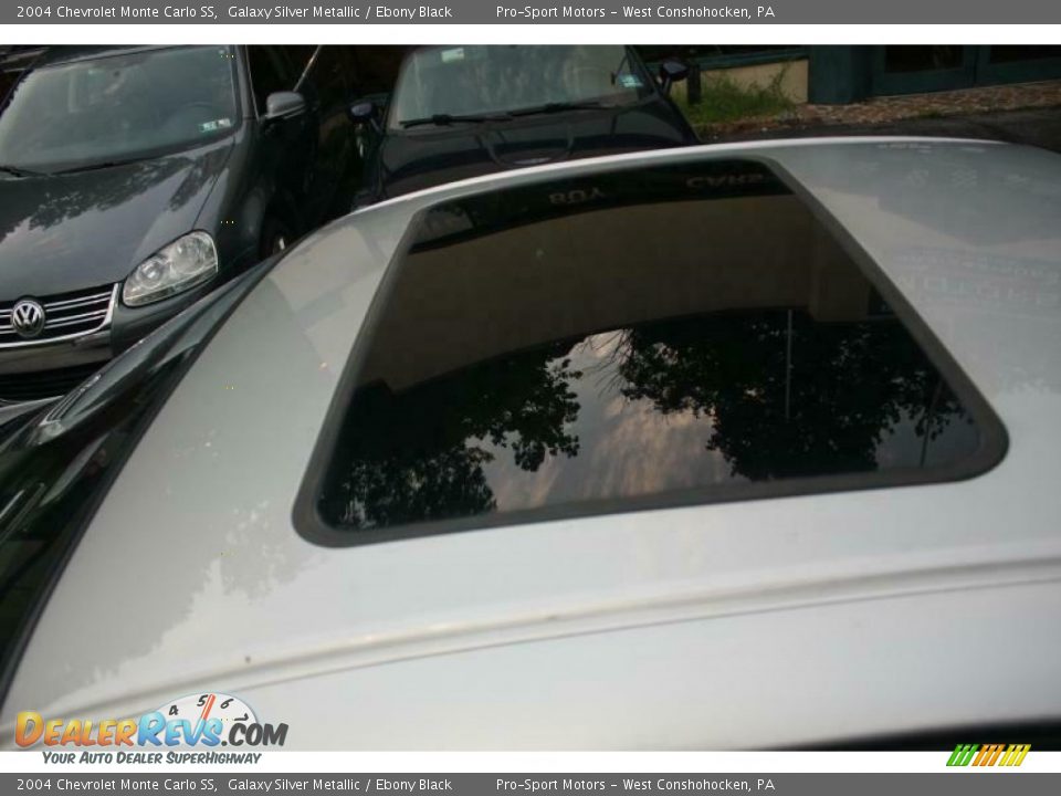 2004 Chevrolet Monte Carlo SS Galaxy Silver Metallic / Ebony Black Photo #17