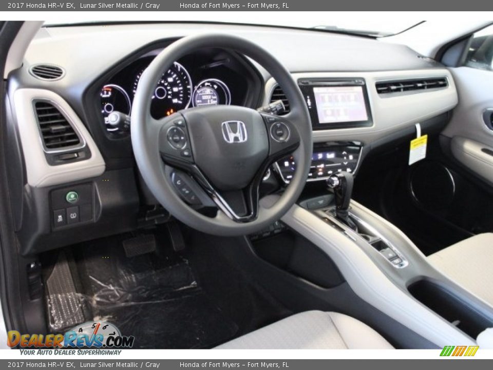 2017 Honda HR-V EX Lunar Silver Metallic / Gray Photo #10