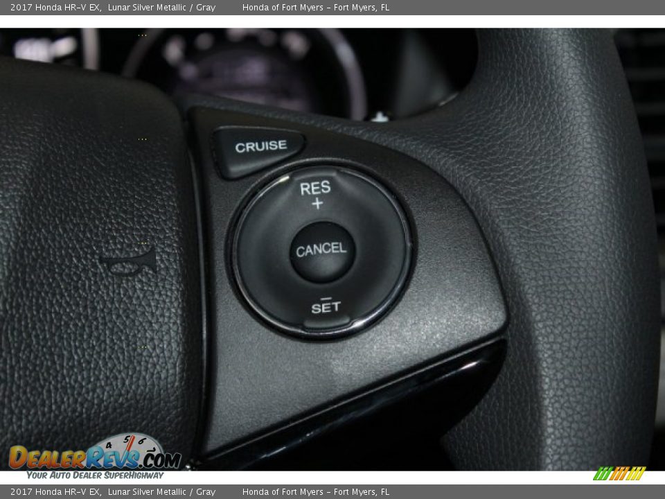 2017 Honda HR-V EX Lunar Silver Metallic / Gray Photo #13
