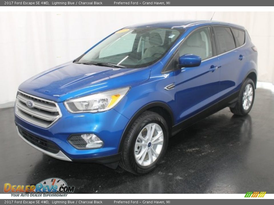 2017 Ford Escape SE 4WD Lightning Blue / Charcoal Black Photo #23