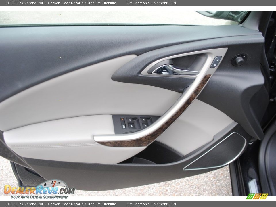 2013 Buick Verano FWD Carbon Black Metallic / Medium Titanium Photo #10