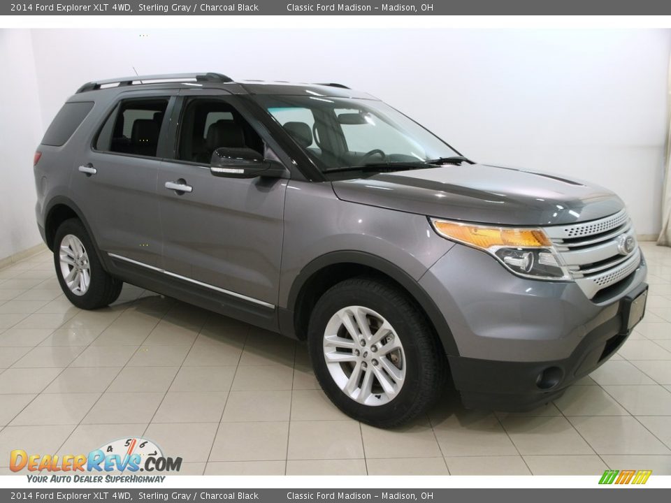 2014 Ford Explorer XLT 4WD Sterling Gray / Charcoal Black Photo #1