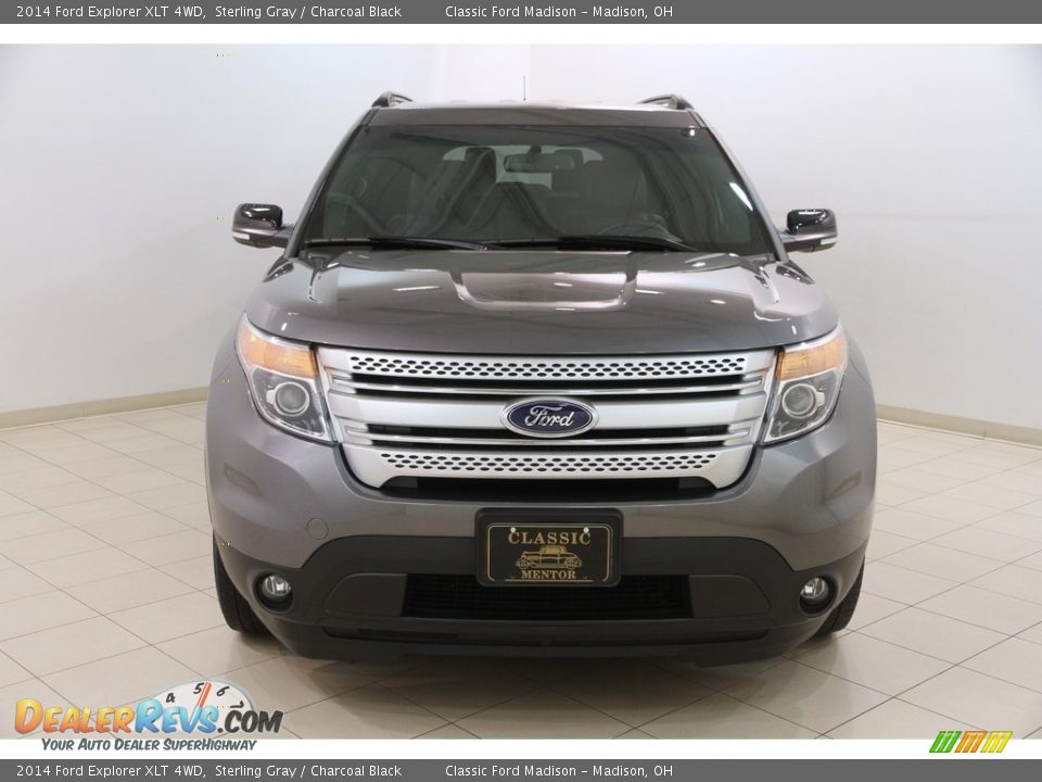 2014 Ford Explorer XLT 4WD Sterling Gray / Charcoal Black Photo #2