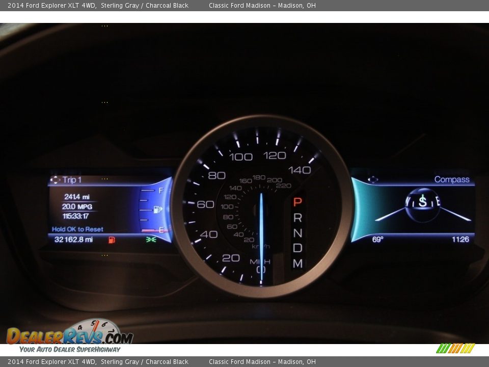 2014 Ford Explorer XLT 4WD Sterling Gray / Charcoal Black Photo #7