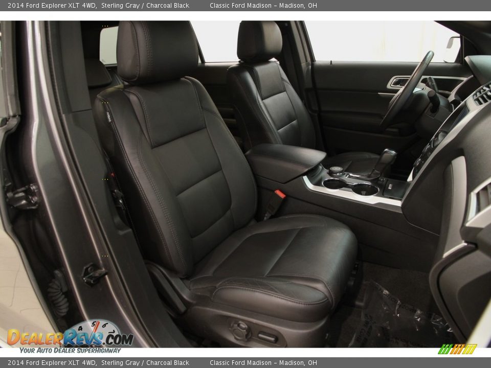 2014 Ford Explorer XLT 4WD Sterling Gray / Charcoal Black Photo #15