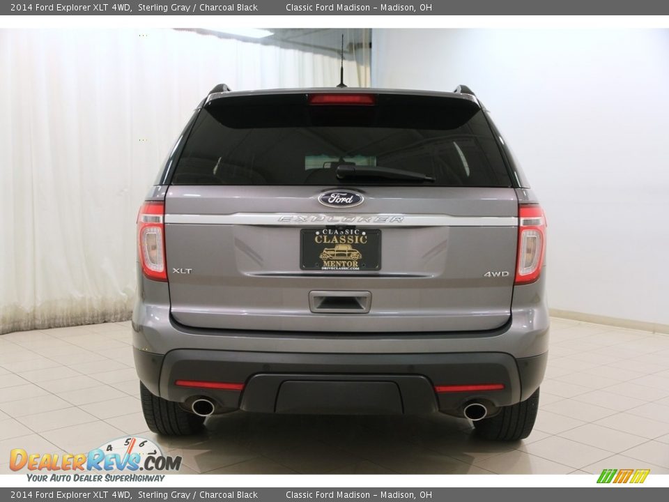 2014 Ford Explorer XLT 4WD Sterling Gray / Charcoal Black Photo #19