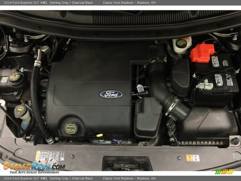 2014 Ford Explorer XLT 4WD Sterling Gray / Charcoal Black Photo #20