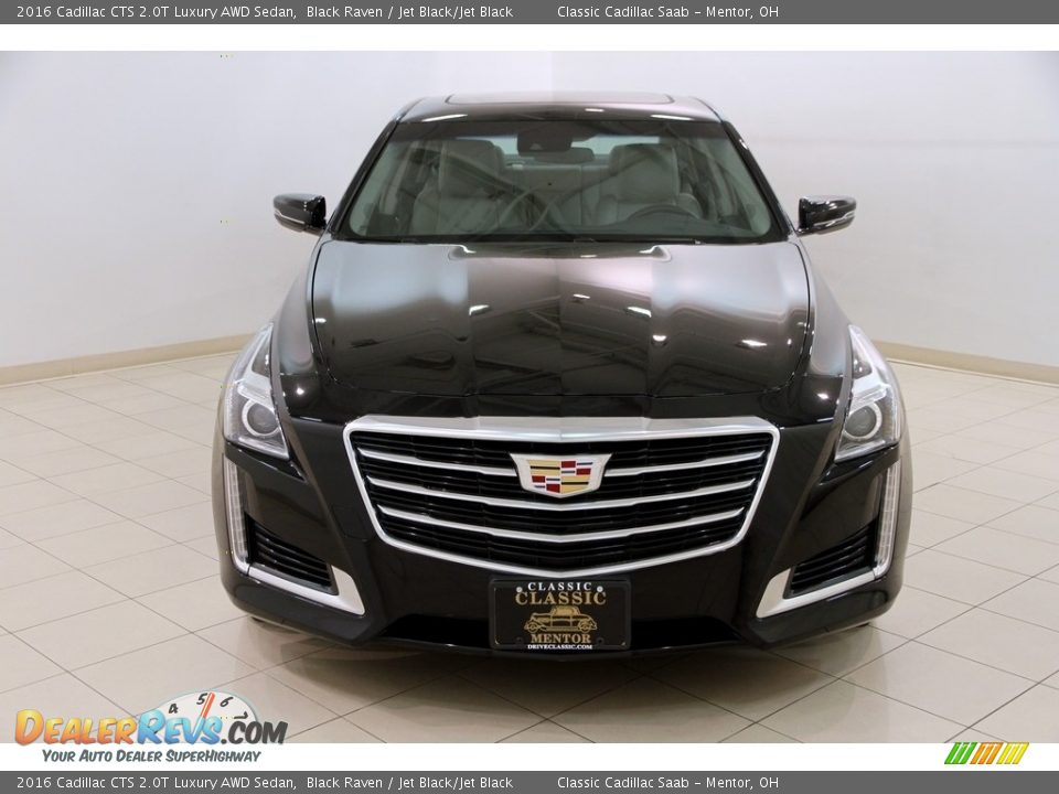 2016 Cadillac CTS 2.0T Luxury AWD Sedan Black Raven / Jet Black/Jet Black Photo #2