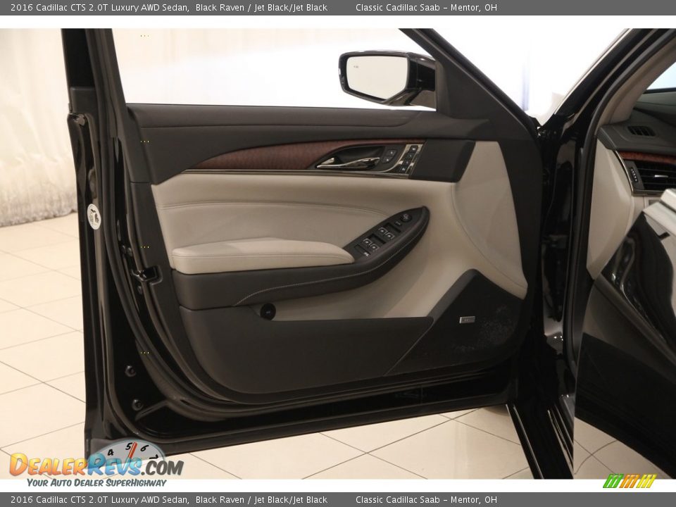 2016 Cadillac CTS 2.0T Luxury AWD Sedan Black Raven / Jet Black/Jet Black Photo #4