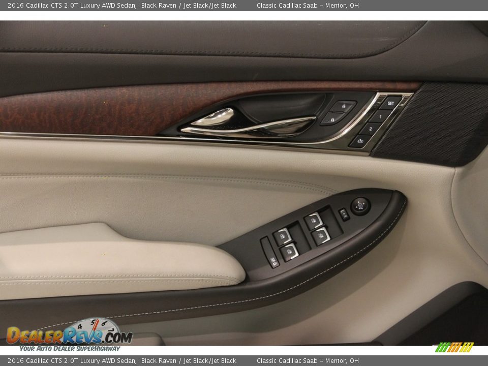 2016 Cadillac CTS 2.0T Luxury AWD Sedan Black Raven / Jet Black/Jet Black Photo #5