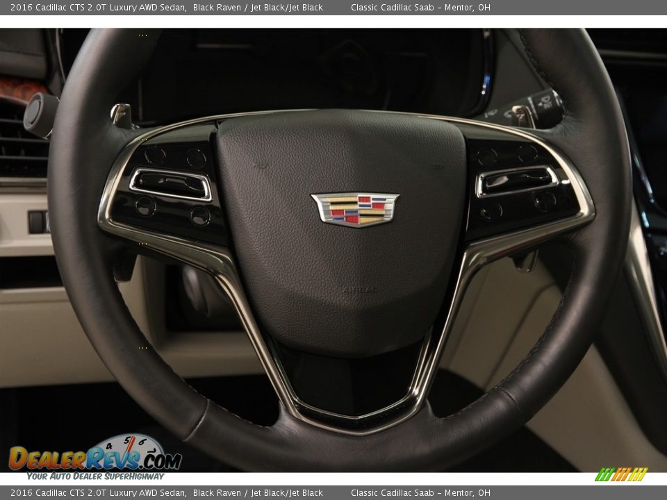 2016 Cadillac CTS 2.0T Luxury AWD Sedan Black Raven / Jet Black/Jet Black Photo #8