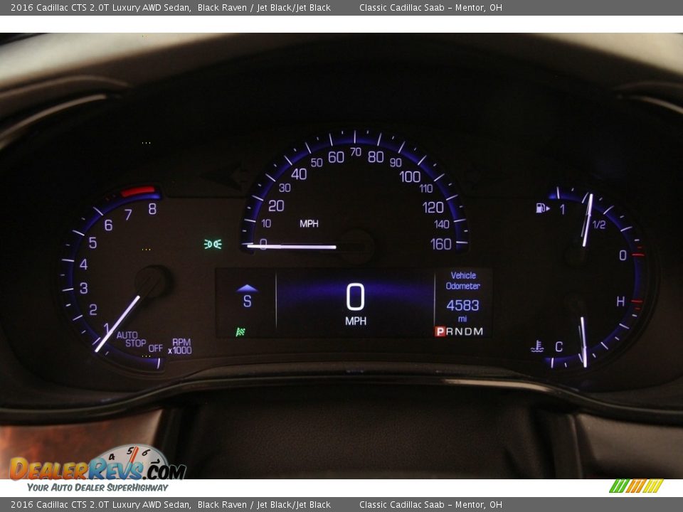 2016 Cadillac CTS 2.0T Luxury AWD Sedan Black Raven / Jet Black/Jet Black Photo #9