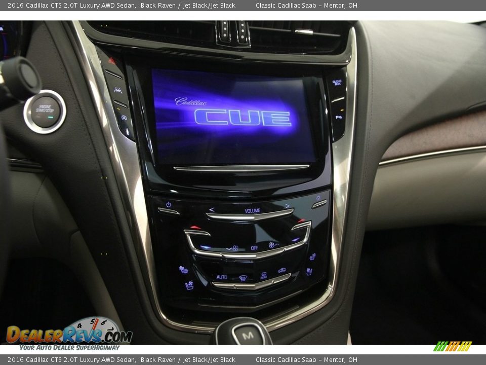 2016 Cadillac CTS 2.0T Luxury AWD Sedan Black Raven / Jet Black/Jet Black Photo #10