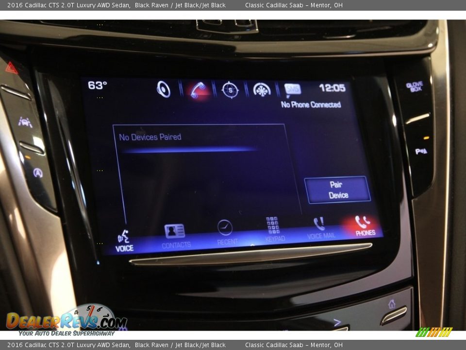 2016 Cadillac CTS 2.0T Luxury AWD Sedan Black Raven / Jet Black/Jet Black Photo #12