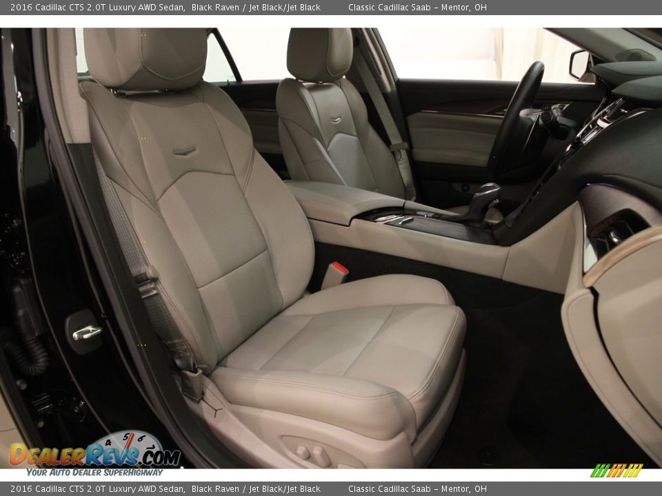 2016 Cadillac CTS 2.0T Luxury AWD Sedan Black Raven / Jet Black/Jet Black Photo #16