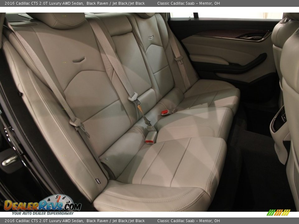 2016 Cadillac CTS 2.0T Luxury AWD Sedan Black Raven / Jet Black/Jet Black Photo #17